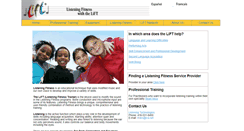 Desktop Screenshot of listeningfitness.com